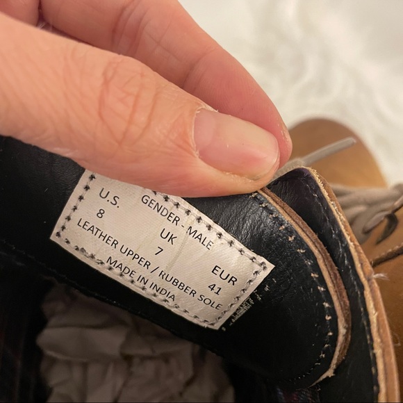 Ben Sherman Tan Brent Leather Plain Tor Boots - Picture 8 of 9